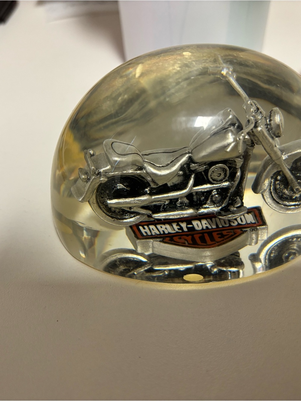 Harley-Davidson paperweight (rare)
